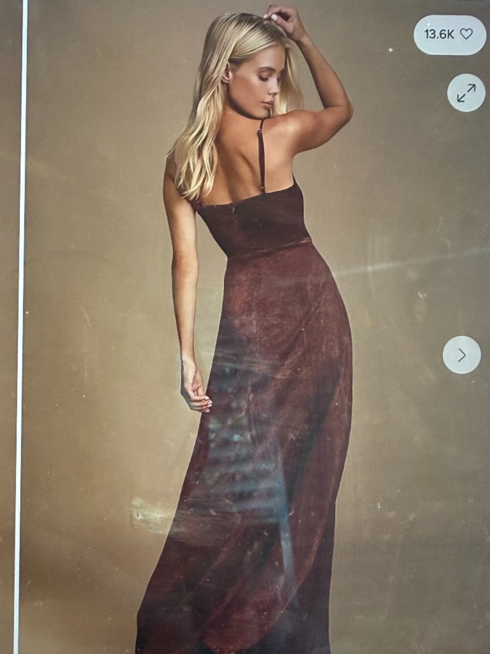 NWT Lulus Constantine Burgundy Satin Maxi Dress XL Formal Slit Gown - Picture 2 of 8